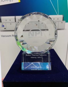 Rehm Thermal Systems wins an NPI Award in the category Soldering – Reflow